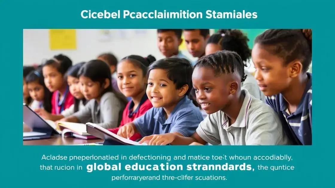 Impact of global education standards on learning