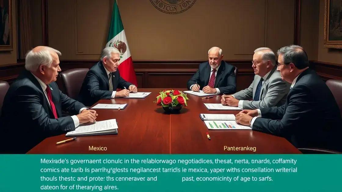 Responses from the Mexican government