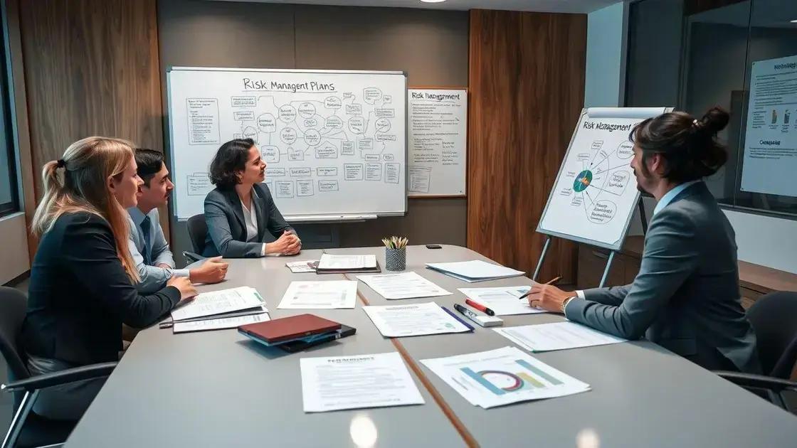 Creating a risk management plan