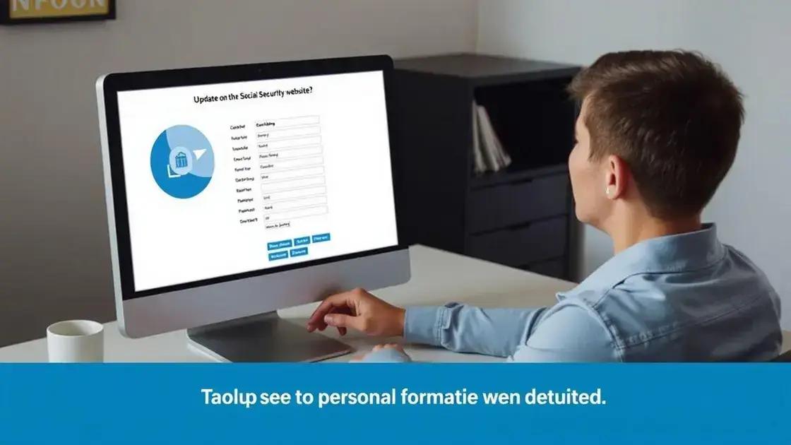 How to change your personal information