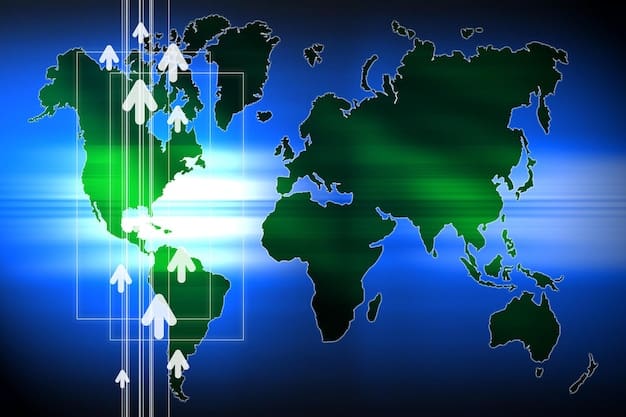 A world map highlighting the major trading partners of France, with arrows indicating the flow of goods and services. The map includes symbols representing key industries and sectors in the French economy.