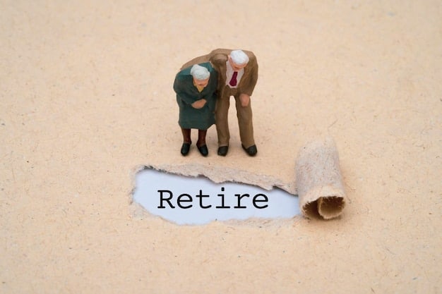 A split image comparing the benefits of the general retirement scheme and a special retirement scheme. On one side, show a standard retirement benefit, and on the other side, show a more advantageous benefit. Use icons to represent the benefits.