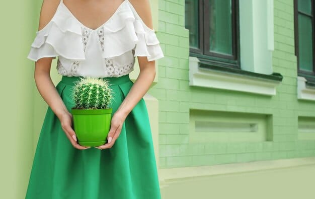 A collage showcasing different shades of green outfits from Shein, ranging from pastel mint green dresses to deep forest green sweaters. The collage emphasizes the versatility of green as a dominant color trend for the upcoming season.