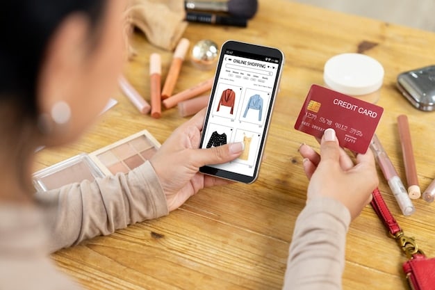 A close-up of a smartphone screen displaying the Shein app with a secure payment gateway. The image highlights the importance of safe online shopping, with a focus on protecting personal and financial information.