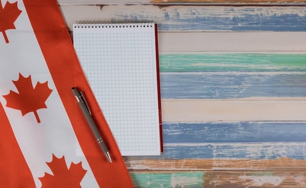 A close-up photo of a signed document between Canadian and Asian representatives, with the Canadian and the Asian flags slightly blurred in the background, symbolizing the formal agreement.