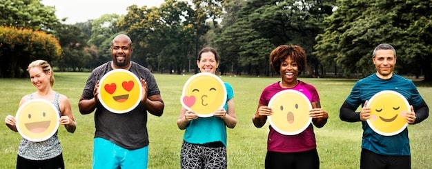 A photo illustration depicting diverse people laughing and enjoying a healthy lifestyle, symbolizing the positive impacts of improved chronic disease management on quality of life. The image should convey a sense of hope and community.