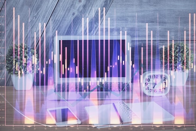 A depiction of a modern financial trading floor where AI-powered screens and interfaces provide real-time data analysis and insights. The atmosphere should represent technological advancement and data-driven decision-making.