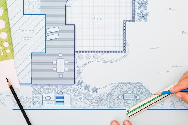 A blueprint of a modern apartment, highlighting energy-efficient features like thermal insulation, double-glazed windows, and solar panels. Text annotations point out the eco-friendly design elements.