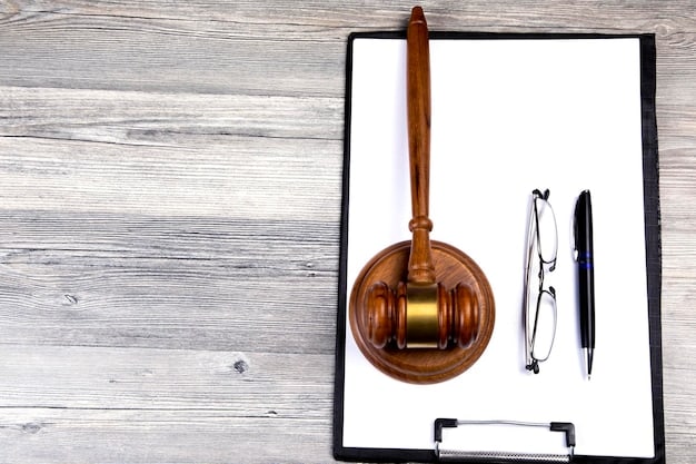 A gavel and legal documents on a desk, symbolizing the administrative court and the need for legal accuracy when appealing a CAF decision.