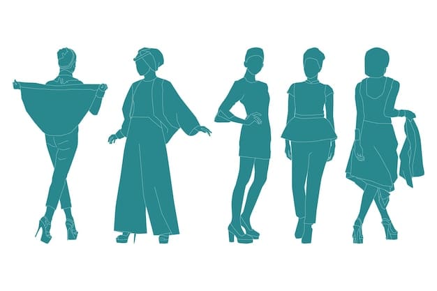 A variety of outfits featuring lightweight fabrics and breezy silhouettes: a woman wearing a flowing sundress, another in wide-leg linen pants and a tank top, and a third in an oversized cotton shirt and denim shorts. The outfits are styled in natural settings, like a garden or a beach.