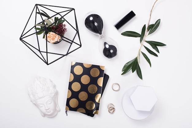 A close-up shot showcasing various accessories laid out on a table. The accessories include a soft woolen scarf in earthy tones, a leather belt with an ornate buckle, and a collection of delicate gold necklaces and bracelets. The tabletop is a rustic wooden surface, adding to the warm and inviting aesthetic.