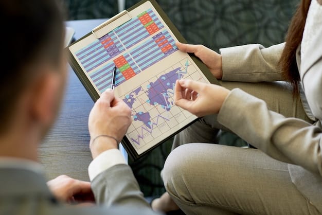 A digital dashboard showing real-time data analytics of a fashion supply chain, highlighting key metrics like lead times, inventory levels, and shipping routes with various geographical locations.