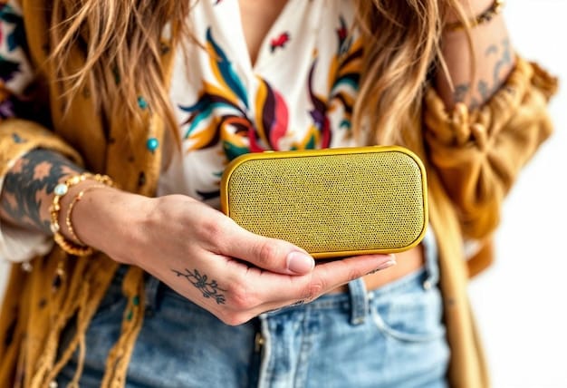 A close-up shot of a person holding a mini bag from Shein, showcasing its design, texture, and size relative to their hand. The bag is a bright color like pink or yellow.