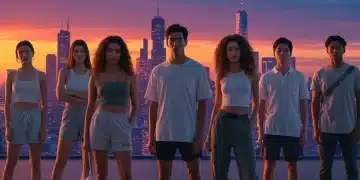 Diverse individuals modeling 2026 Shein fashion trends in an urban setting, highlighting modern American style.