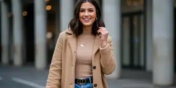 Young woman showcasing a fashionable Shein outfit, embodying budget-friendly style.
