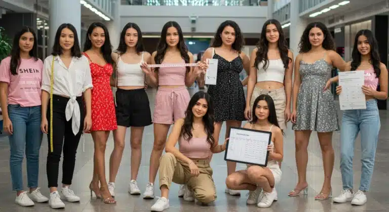 Diverse women showcasing trendy SHEIN outfits from a 2026 haul, illustrating real-life fit tests and style.
