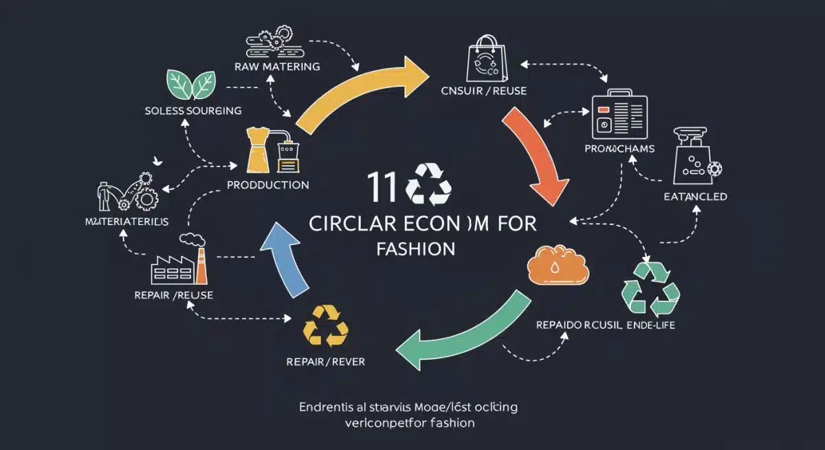 Circular fashion economy model for sustainable clothing production