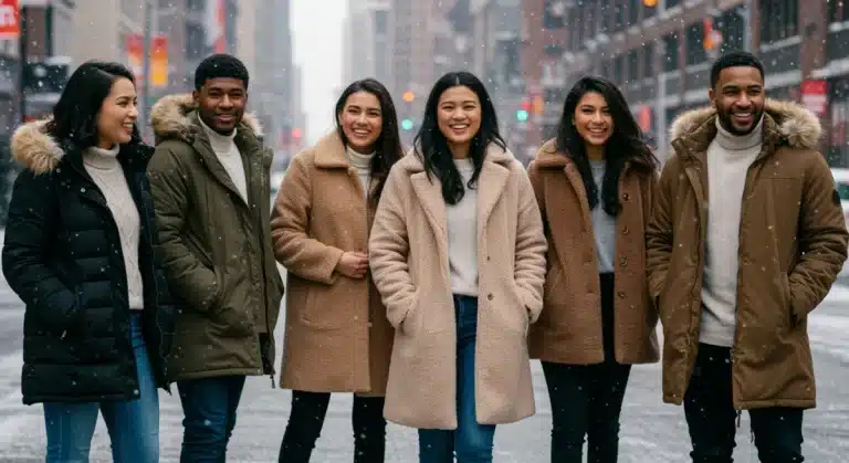 SHEIN winter outerwear collection comparison for US climates