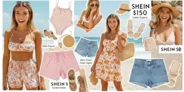 Stylish summer 2026 SHEIN haul vacation wardrobe under $150 with trendy outfits and accessories