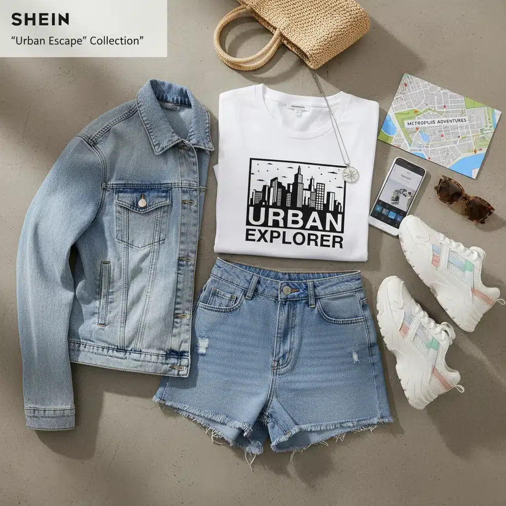 SHEIN Urban Escape collection mix and match items