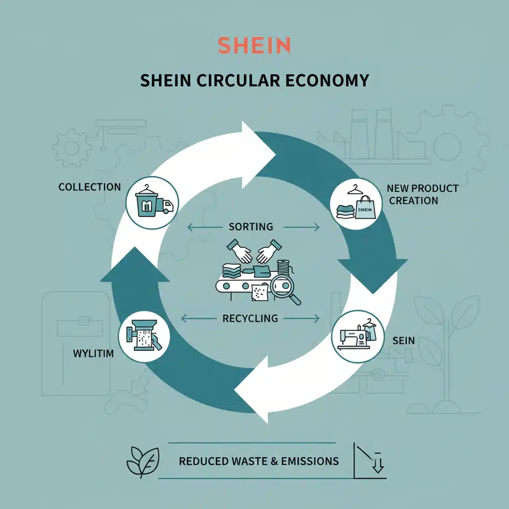 SHEIN's circular economy model for textile waste reduction