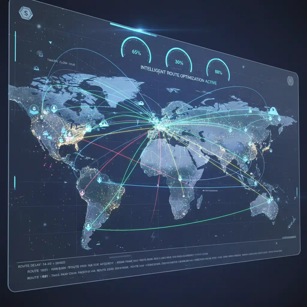 Dynamic routing system for SHEIN deliveries, optimizing routes in real-time.